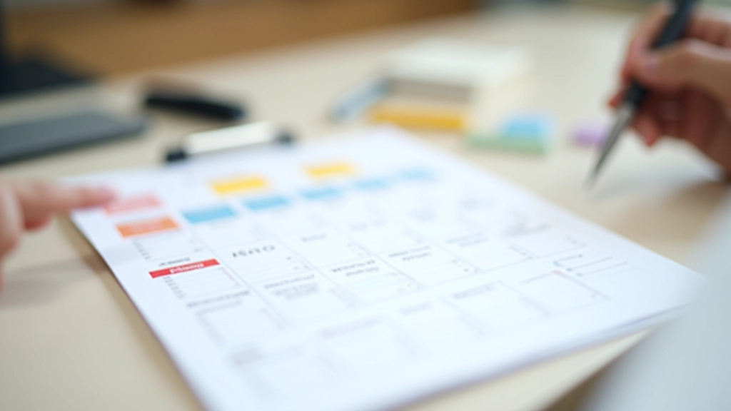 Timeline visualization showing moving costs scheduled across weeks before and after move date